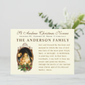 St. Andrew Christmas Novena Gebetskarte Karte (Stehend Vorderseite)