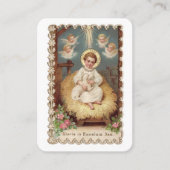 St. Andrew Christmas Novena Jungfrau Mary Jesus He Visitenkarte (Vorderseite)
