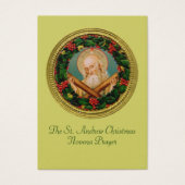 St Andrew Christmas Novena Prayer Card (Vorderseite)