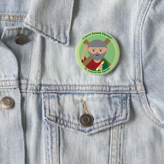 St. Andrew der Apostel Button (Beispiel)