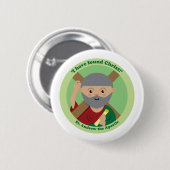 St. Andrew der Apostel Button (Vorne & Hinten)