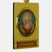 St. Andrew der Apostel (JMAS 02) Banner-Ornament Gold (Rechts)