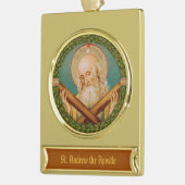 St. Andrew der Apostel (JMAS 02) Banner-Ornament Gold (Links)