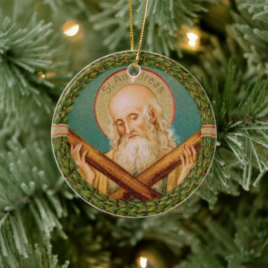 St. Andrew der Apostel (JMAS 02) Keramik Ornament (Baum)