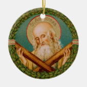 St. Andrew der Apostel (JMAS 02) Keramik Ornament (Vorne)