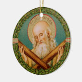 St. Andrew der Apostel (JMAS 02) Keramik Ornament (Links)