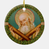 St. Andrew der Apostel (JMAS 02) Keramik Ornament (Hinten)