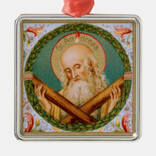 St. Andrew der Apostel (JMAS 02) Platz Ornament Aus Metall (Vorne)