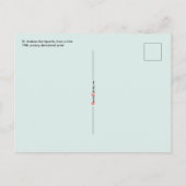 St. Andrew der Apostel (JMAS 02) Postkarte (Rückseite)