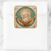 St. Andrew der Apostel (JMAS 02) Quadratischer Aufkleber (Tasche)