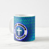 St Andrew der Apostel Kaffeetasse (Vorderseite Links)