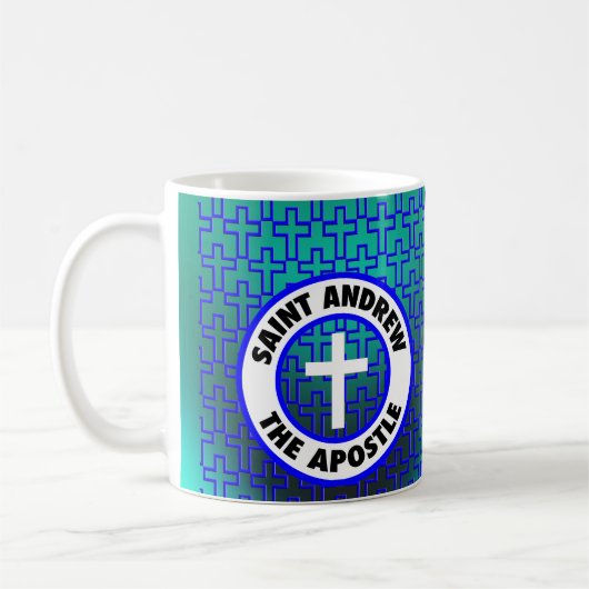 St Andrew der Apostel Kaffeetasse (Links)