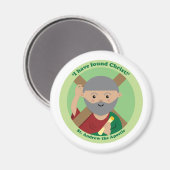 St. Andrew der Apostel Magnet (Vorderseite/Rückseite)