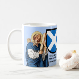 St. Andrew der Apostel (P 006) und Seine Schild-Ta Kaffeetasse