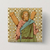 St. Andrew der Apostel (RLS 01) Button (Vorderseite)