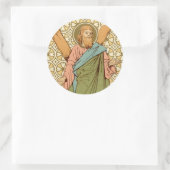 St. Andrew der Apostel (RLS 01) Runder Aufkleber (Tasche)