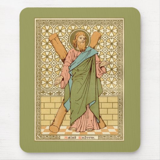 St. Andrew der Apostel (RLS 01) (Stil 1) Mousepad (Vorne)
