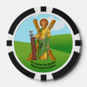 St. Andrew der Apostel / St. Jude Thaddeus Golf Pokerchips (Vorderseite)