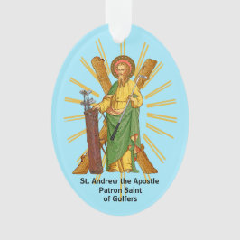 St. Andrew der Apostel / St. Jude Thaddeus Golfer Ornament