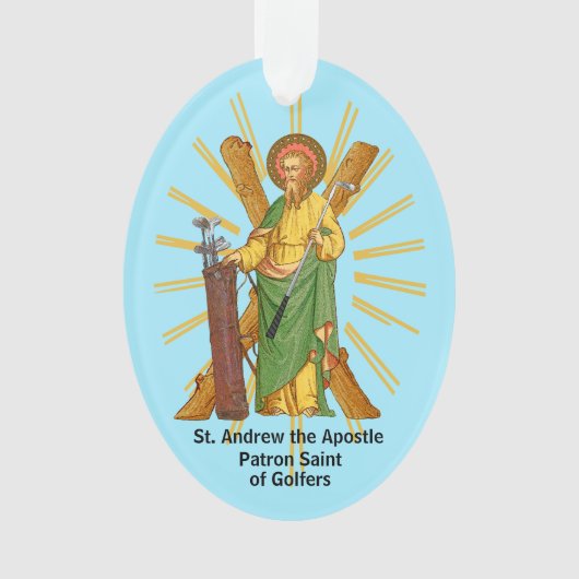 St. Andrew der Apostel / St. Jude Thaddeus Golfer Ornament (Vorderseite)