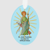 St. Andrew der Apostel / St. Jude Thaddeus Golfer Ornament (Rückseite)