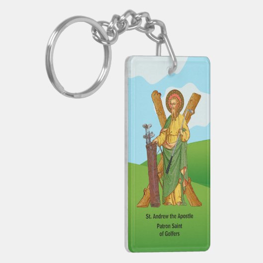 St. Andrew der Apostel / St. Jude Thaddeus Schlüsselanhänger (Vorderseite links)