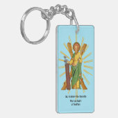 St. Andrew der Apostel / St. Jude Thaddeus Schlüsselanhänger (Vorderseite links)