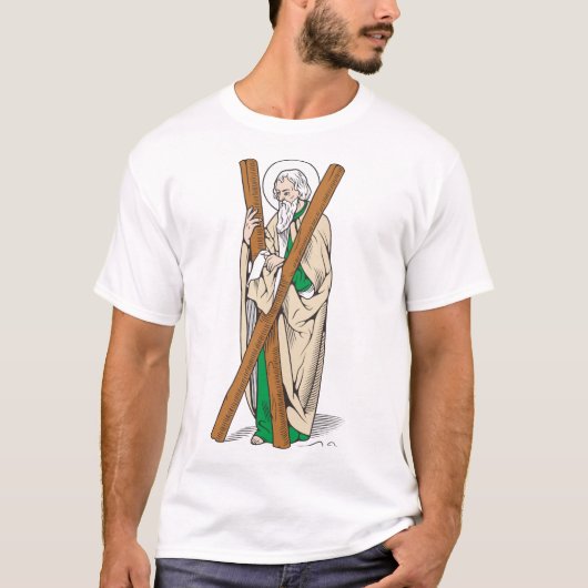St Andrew Der Apostel T-Shirt (Vorderseite)
