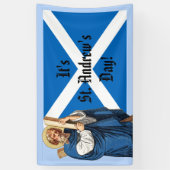 St. Andrew der Apostel und die Flagge Schottlands Banner (Vertikal)