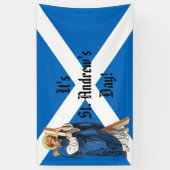 St. Andrew der Apostel und die Flagge Schottlands Banner (Vertikal)