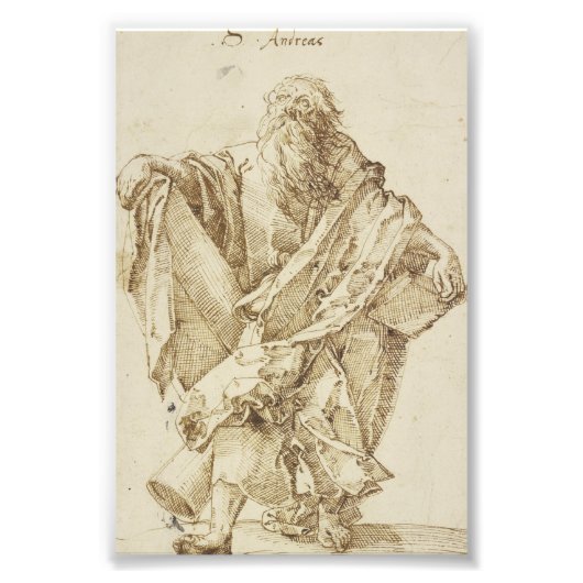 St. Andrew, der Apostel und Schottlands Patron Fotodruck (Vorne)