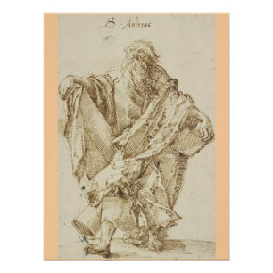 St. Andrew, der Apostel und Schottlands Patron Poster