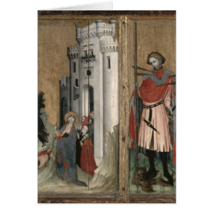 St Andrew, der Dämonen von der Stadt jagt