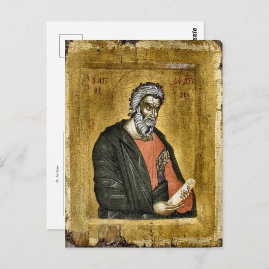 St. Andrew, der Erste genannt Postkarte (Vorne/Hinten)