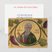 St. Andrew die erste so genannte Gebetskarte Postkarte (Vorne/Hinten)