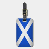 St Andrew Kreuz Gepäckanhänger (Vorderseite vertikal)