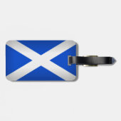 St Andrew Kreuz Gepäckanhänger (Rückseite horizontal)