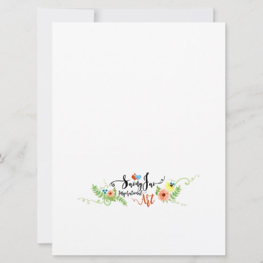 St Andrew Novena Card Brown (Rückseite)