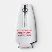 ST. ANDREW PATRON SAINT OF GOLFERS FLASCHENKÜHLER (Rückseite)