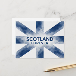 St. Andrew’s Cross Flag Postkarte