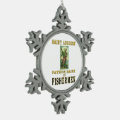 ST ANDREW SCHNEEFLOCKEN Zinn-Ornament (Links)