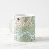 St Andrew Sound and Satilla River Nautical Chart Kaffeetasse (Vorderseite Links)
