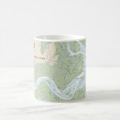 St Andrew Sound and Satilla River Nautical Chart Kaffeetasse (Mittel)