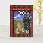 St Andrew Tag, St Andrew Tageskarte Karte (Gelbe Blume)