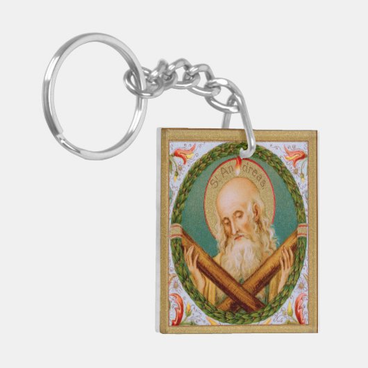 St. Andrew the Apostle (JMAS 02) Square Acrylic Schlüsselanhänger (Vorderseite links)