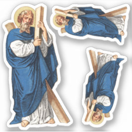 St. Andrew the Apostle (P 006) 3-Up - Contour Aufkleber