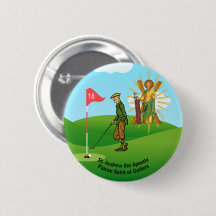 St. Andrew und Dapper Male Golfer
