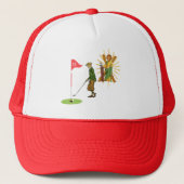 St. Andrew und Dapper Male Golfer Golf Truckerkappe (Vorderseite)