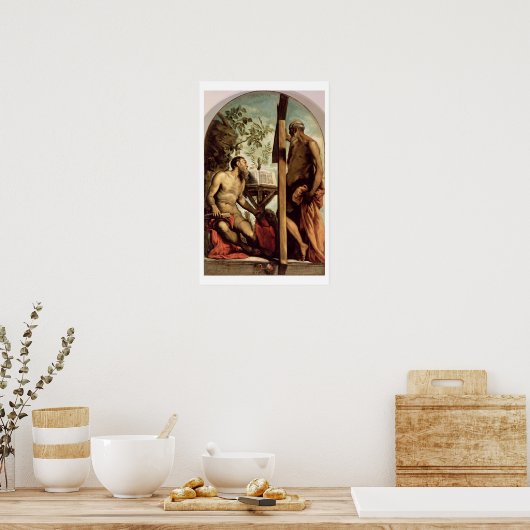 St. Andrew und St. Jerome Poster (Küche)