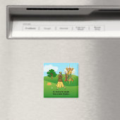 St. Andrew und Upscale Lady Golfer Magnet (In Situ (Geschirrspüler))